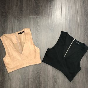 Olivaceous Crop tops